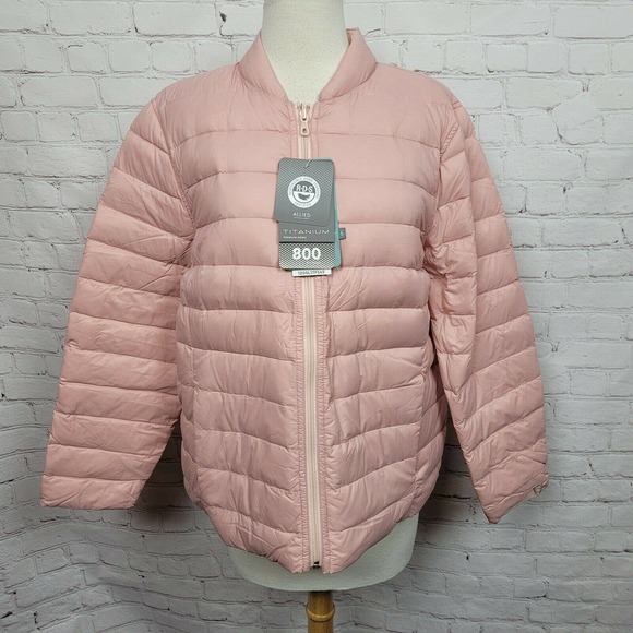 Lands' End Jackets \u0026 Coats | Lands' End Womens 800 Down Reversible Packable Quilted Puffer Jacket Pink XL Nwt | Color: Pink | Size: XL | Pm-44155692's